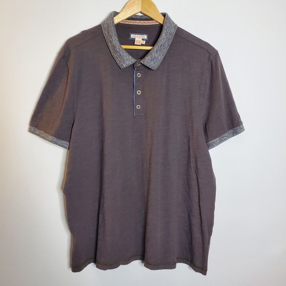 Carbon2Colbalt Dark Grey casual polo shirt Size XL Great Condition